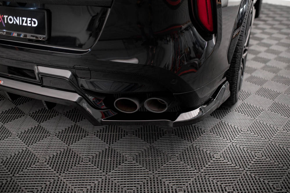 Diffuser passend voor BMW X6 M F96 Maxton Glans Zwart