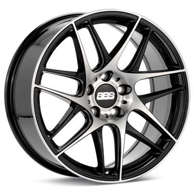Velgen BBS CX R zwart polish 10x20 5x112 ET25