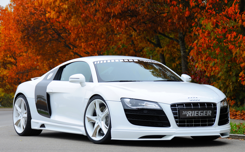 Zijskirts passend voor Audi R8 Rieger