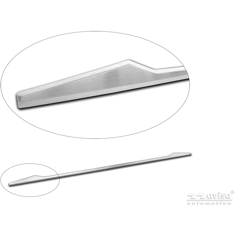 Avisa Brushed Stainless Steel Trunk Tailgate Trim Cover  Volkswagen Touran (5T1) R-Line 2015-