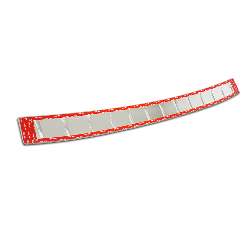 Chrome Stainless Steel Rear bumper protector  Skoda Superb IV Combi 2023- 'Ribs'