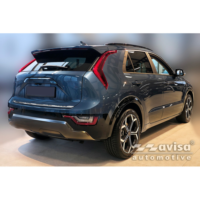 Avisa Chrome Stainless Steel Trunk Tailgate Trim Cover  Kia Niro II 2022-