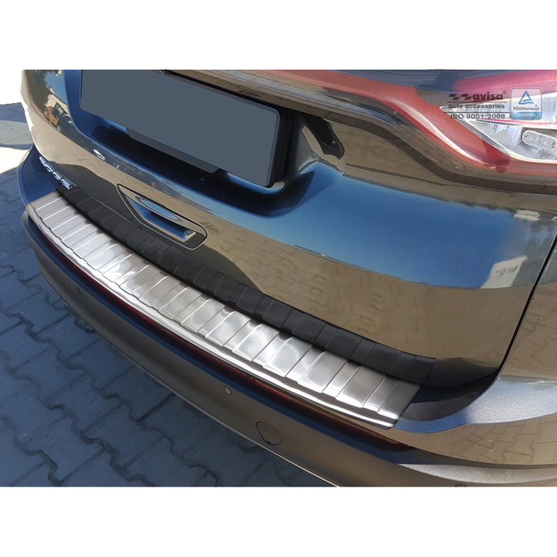 Stainless Steel Rear bumper protector  Ford Edge 2014-2018 'Ribs'