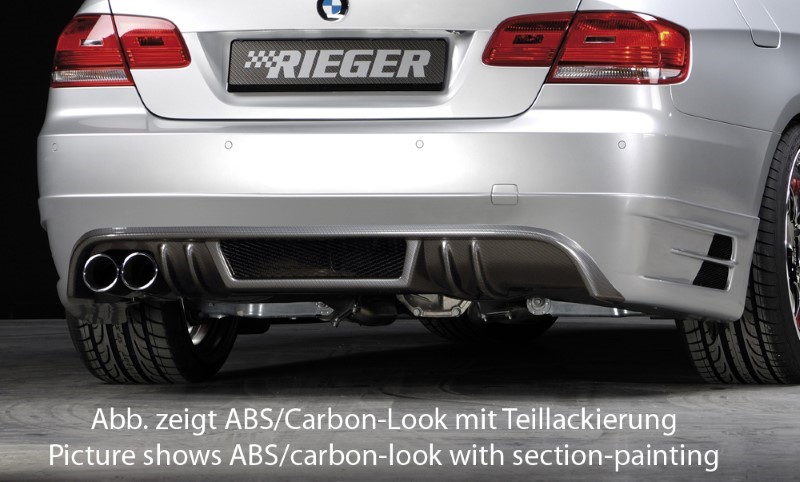 Achteraanzet Carbon BMW E92 alleen 335i niet duplex Coupe Rieger