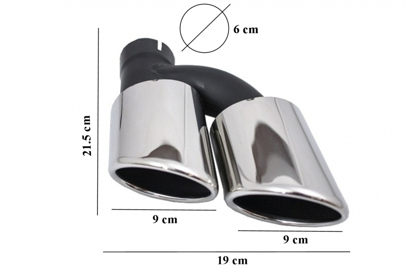 Diffuser passend voor Audi A7 S7 Look incl. Sierstukken