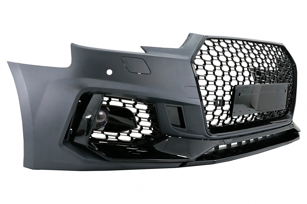Voorbumper passend voor Audi A4 B9 2015-2019 RS4 Look Zwart