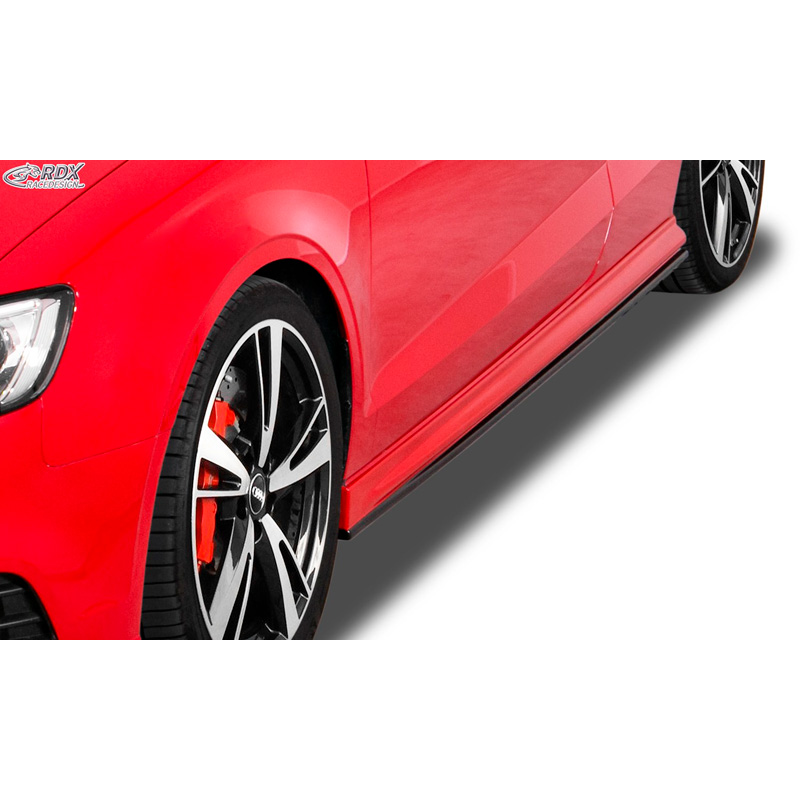 Side skirts  Audi A3 (8V7) Cabrio 2013- 'Edition' (ABS)
