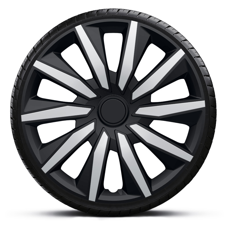 Set wheel covers Decente 14-inch silver/black