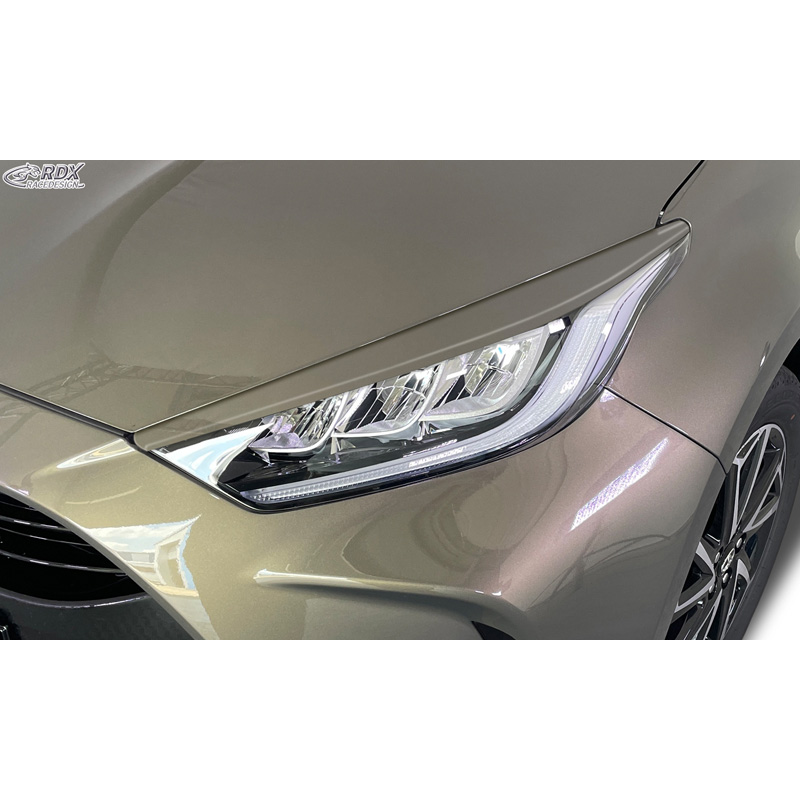 Head light spoilers  Toyota Yaris (P21) 2020- (ABS)