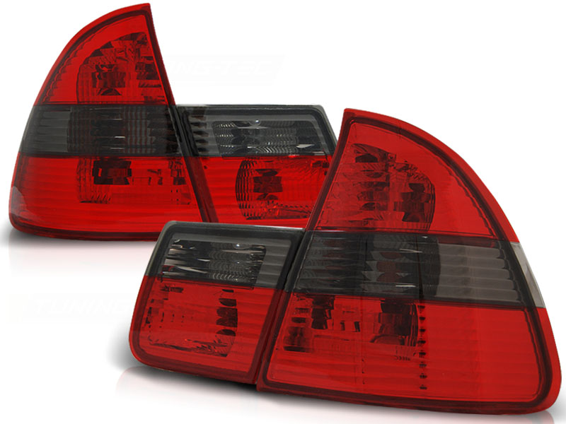 Taillights BMW E46 98-05 clear red/ GRIJS