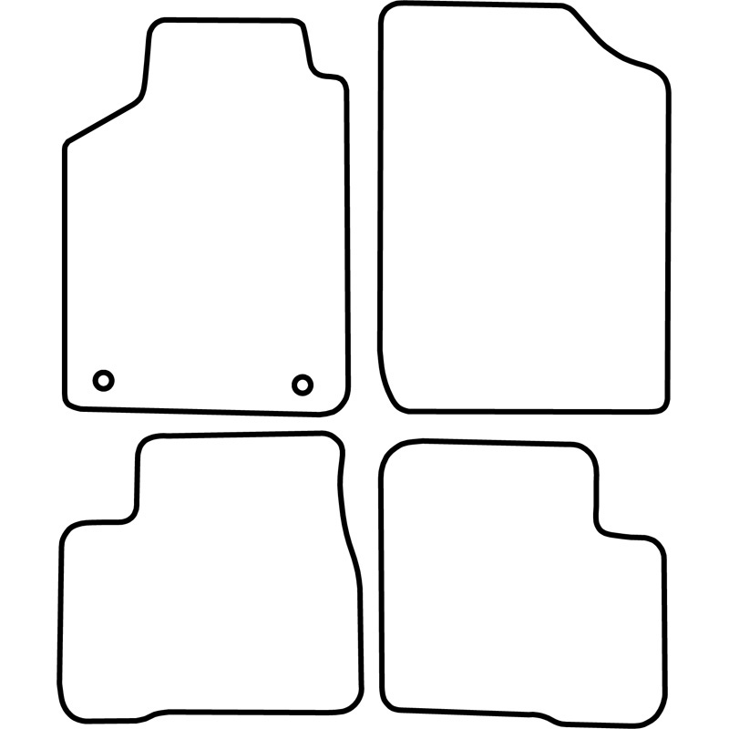 Set velour car mats  Daihatsu Grand Move 1997-2003