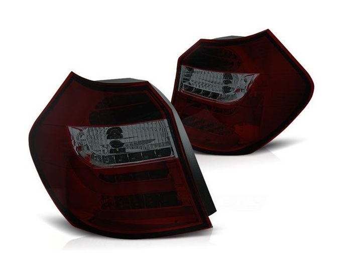 BMW E87/E81 Tube LED Taillights Red/Smoke (04-07)