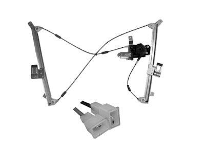 raammechanisme, 3 drs, incl motor, links Audi A3, 1996-2005