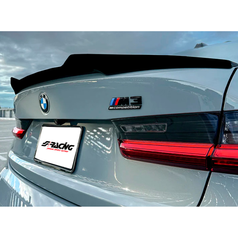 Simoni Racing Universal adhesive spoiler for trunk or roof – 122×8 cm