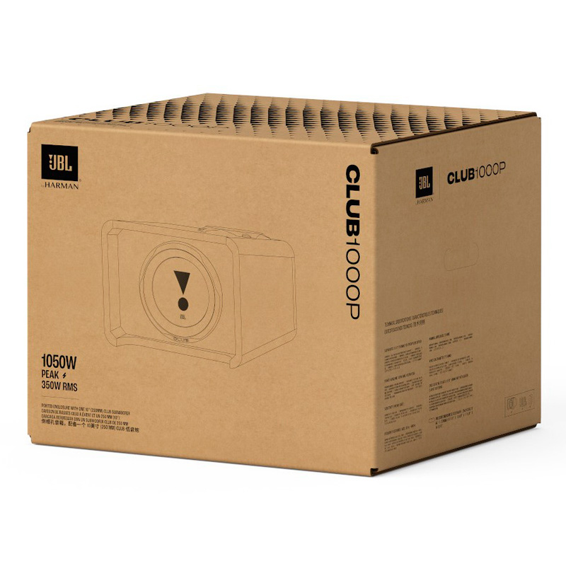 JBL Club 1000P 10‘’ Passive Subwoofer (Boombox) with bass reflex port
