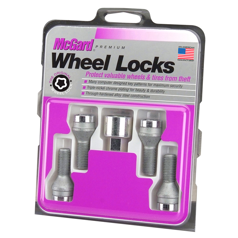 McGard Wheel locking bolts M14x1.25 - Conical - Length 27.3mm (17mm hex)