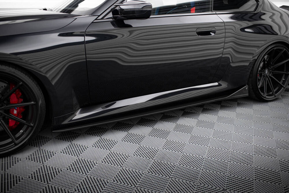Zijskirts passend voor BMW M2 G87 Maxton Carbon