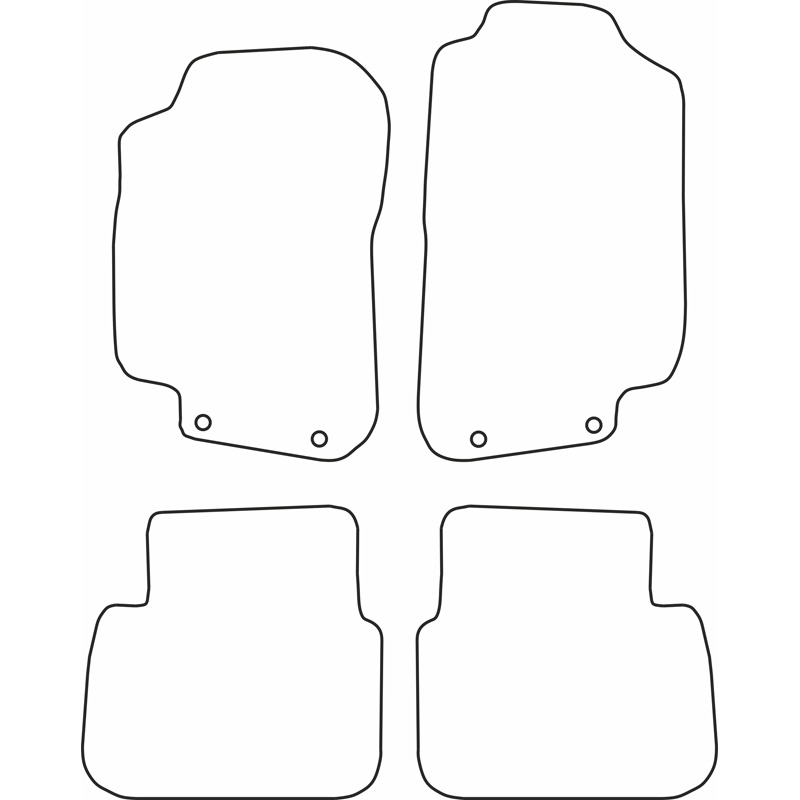 Set car mats  Saab 9-5 1997-2008