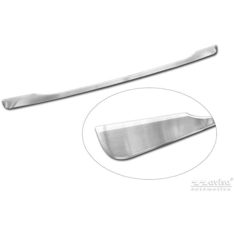 Avisa Brushed Stainless Steel Trunk Tailgate Trim Cover  Toyota Proace City Verso 2019-2024 & Facelift 2024-
