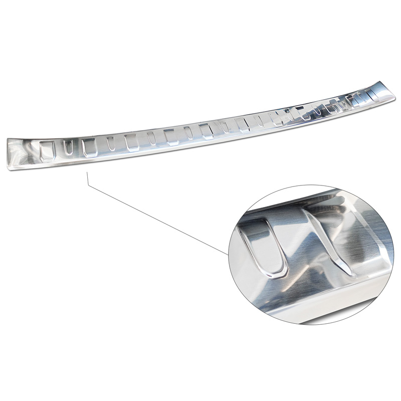 Stainless Steel Rear bumper protector  Renault Kangoo III Furgon & Nissan Townstar 2021- 'Ribs'