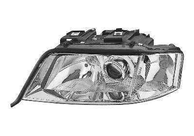 koplamp, Hella, H7+H1, links,-08/1999 Audi A6, 1997-2003