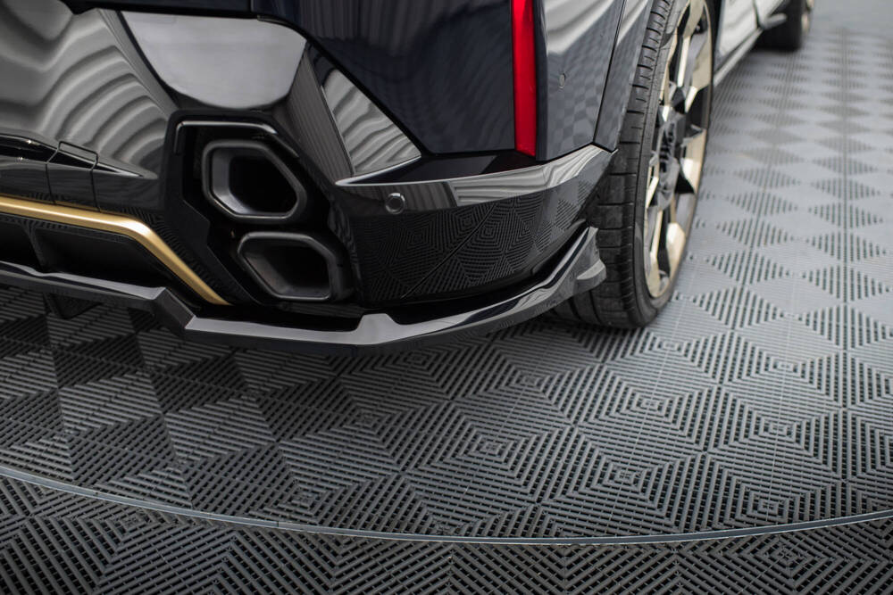 Achter Diffuser passend voor BMW XM G09 Maxton Glans Zwart