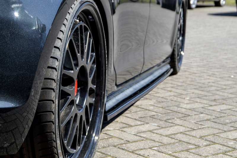 Zijskirts passend voor Volkswagen Golf 7 GTI GTD 13-17 Glans Zwart