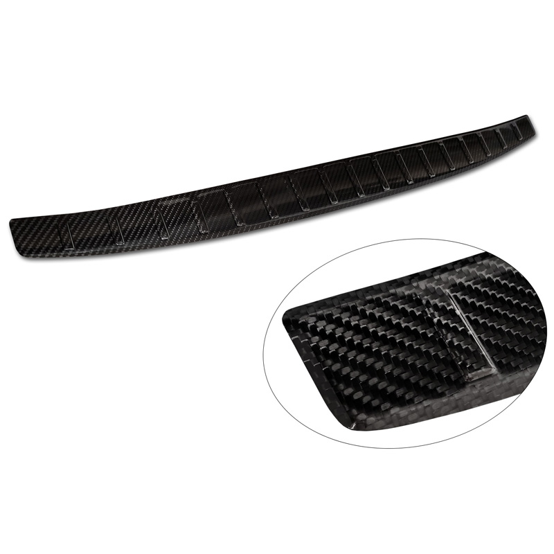Real 3D Carbon Rear bumper protector  Mercedes EQE (V295) 2022- 'Ribs'