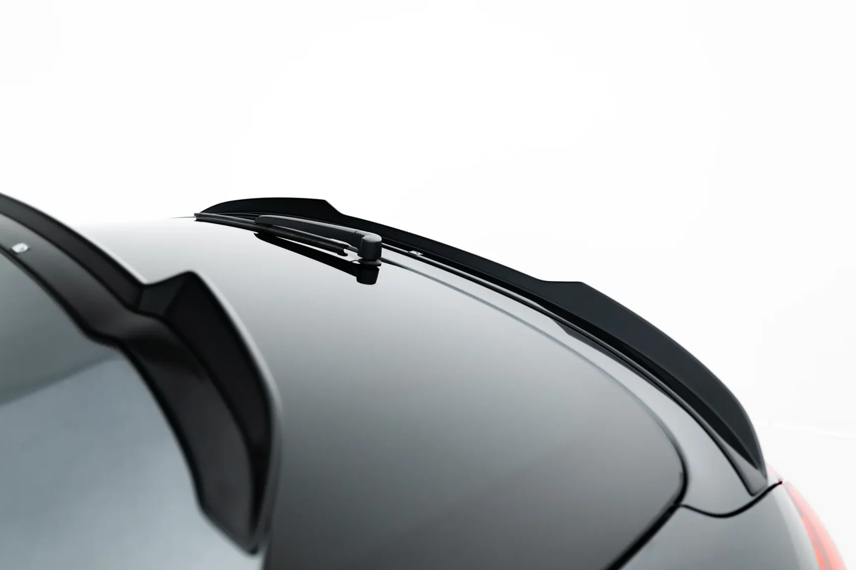 Lage Spoiler passend voor Audi SQ5/ Q5 S-Line Sportback Maxton Glans Zwart