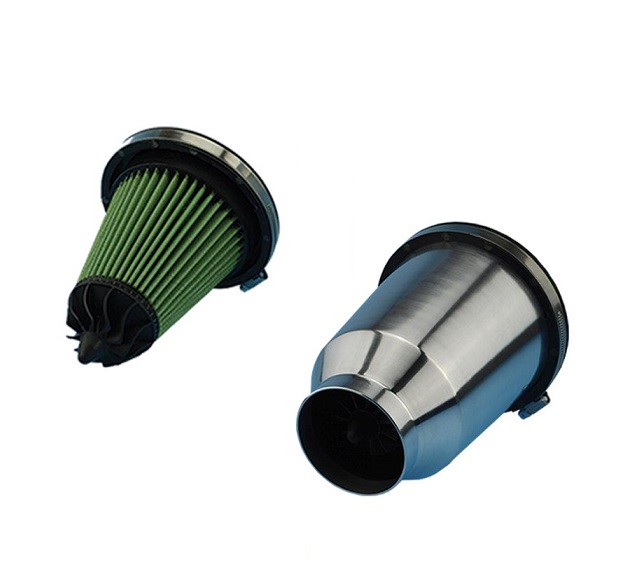 GREEN Twister filter 75mm flens Alu