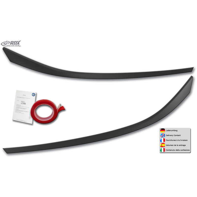 RDX Head light spoilers  Hyundai i20 2020- (ABS)