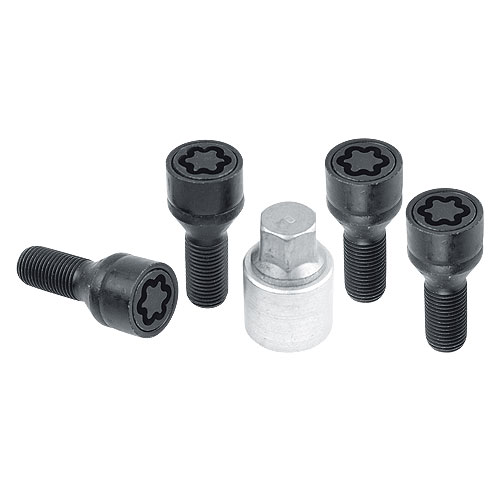 Wielsloten M12x1.25x28 KE-60° SW17 (BVN328) zwart