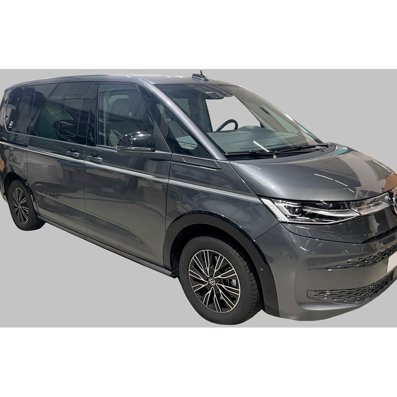 RGM Set Wheel arch extensions  Volkswagen T7 Multivan 2021- Short Wheel Base - Gloss Black (with Park Assist)