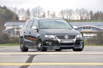 Sideskirts VW Passat 3C with uitsnede Rieger
