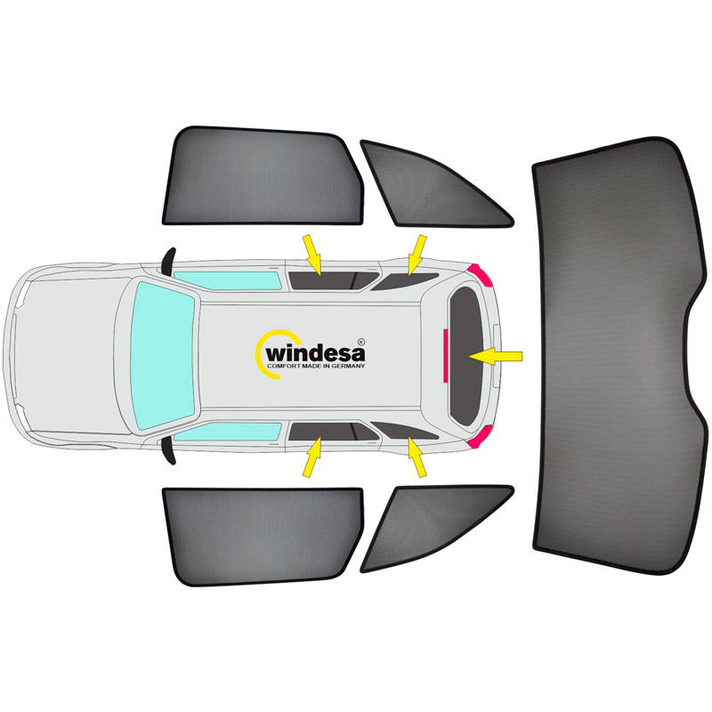 SunClip Privacy & Sun protection  Opel Astra L Sportstourer 2021-