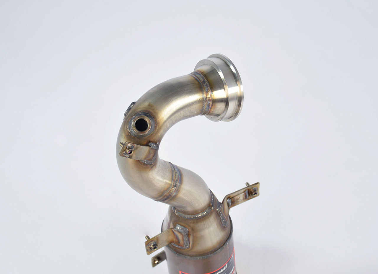 ALFA ROMEO GIULIETTA 1.4 Turbo Multiair (150 Hp) 2014 Turbo downpipe kit with Metallic catalytic con