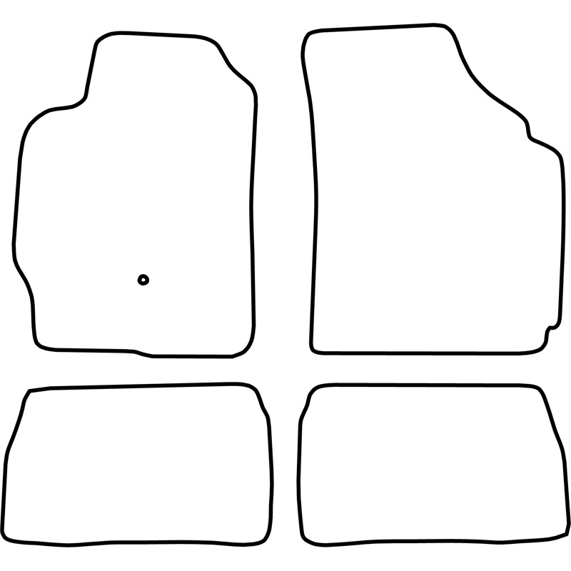 Set car mats  Daewoo Leganza 1997-2003