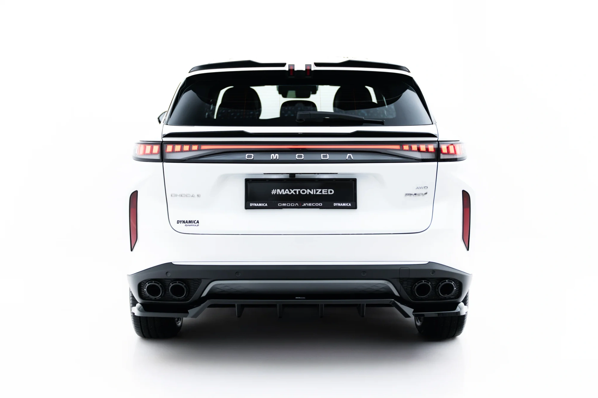Bottom Spoiler Cap Omoda 9 Mk1 Maxton Gloss Black