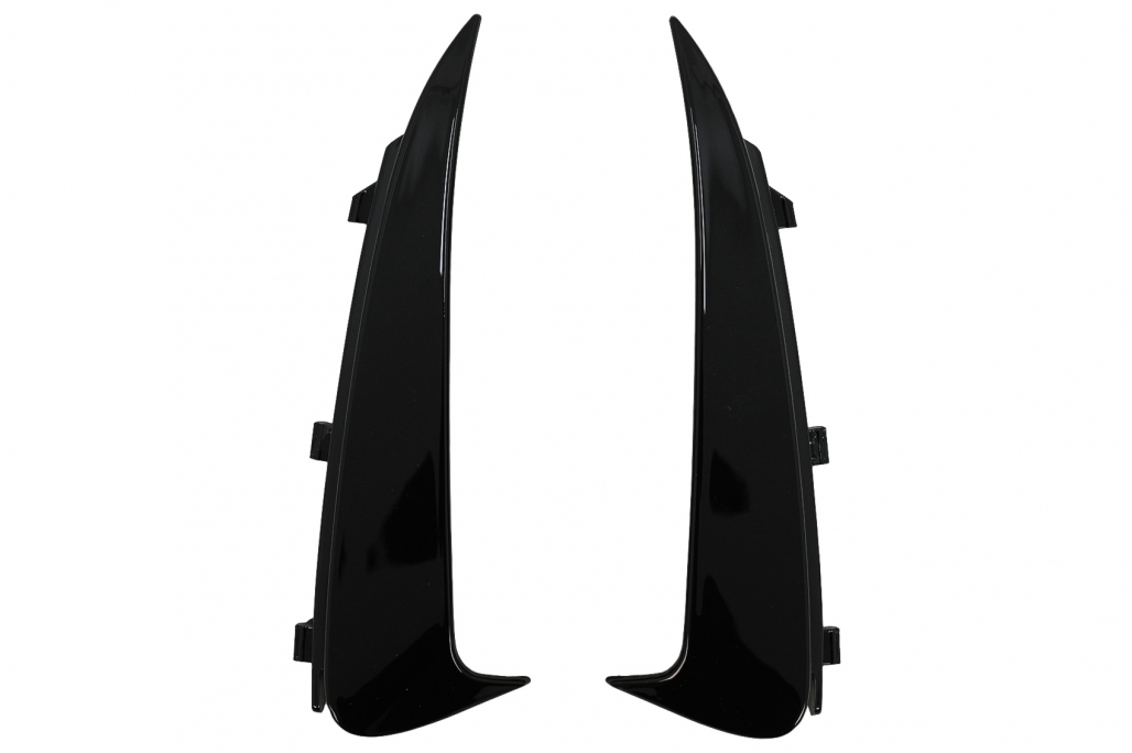 Diffuser Achterbumper passend voor Mercedes C-Klasse W205 AMG Glans Zwart