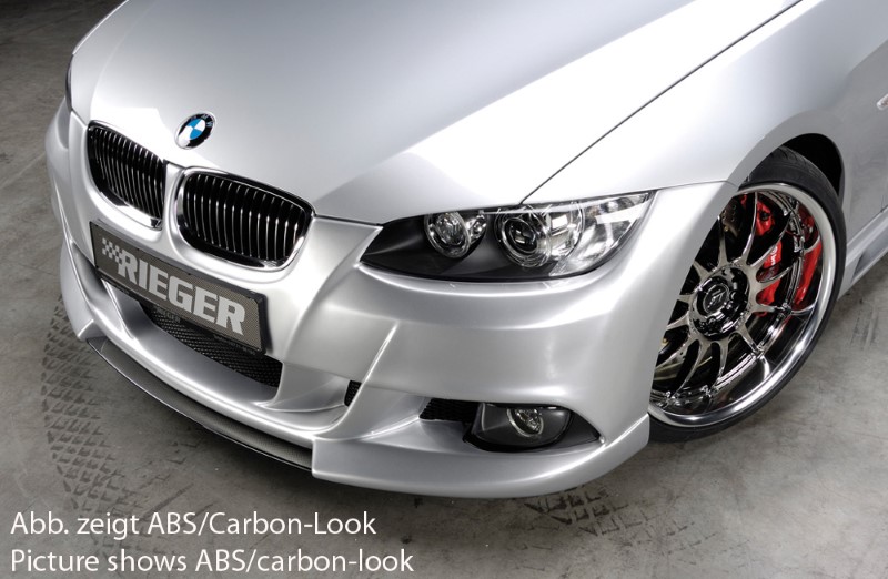 Voorspoiler en Frontbumper BMW E92 Coupe 09.06- met pdc Rieger