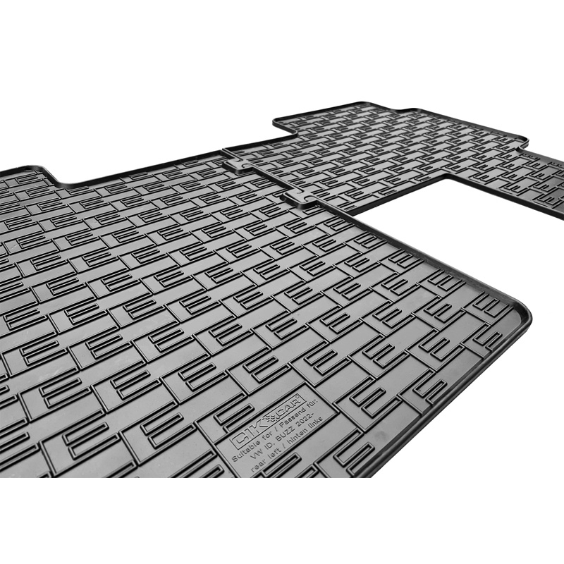 Rubber car mats set  Volkswagen ID.Buzz Bus 2022- (Second row) (2-pieces)