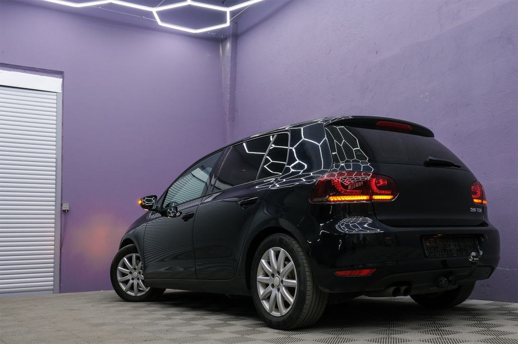 Taillights led VW Golf VI 10/08- R-look Dynamic red/Smoke