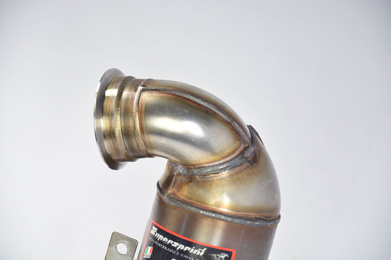 AUDI A3 8V Sedan QUATTRO 2.0 TFSi (USA model 220 Hp) 2013 Turbo downpipe kit + Metallic 200 CPSI cat