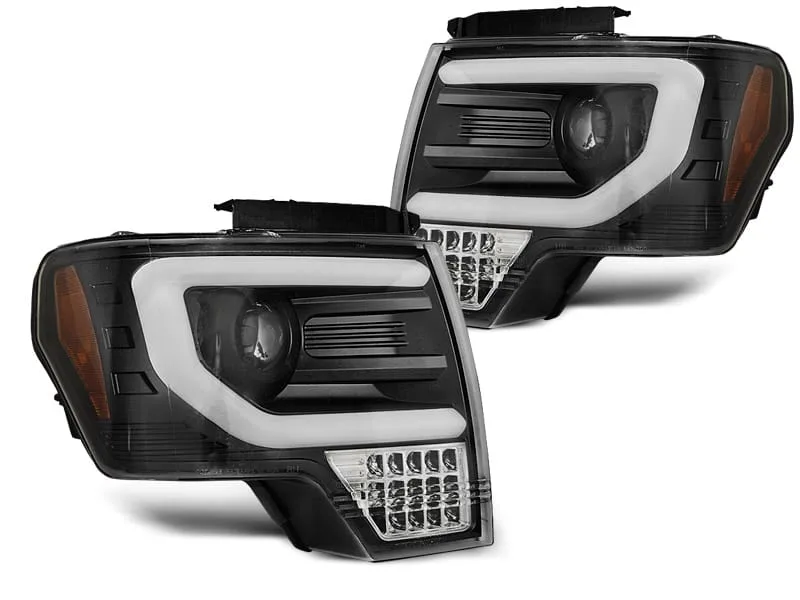 Headlights Ford F150 MK12 08-14 TL-LAMP Black