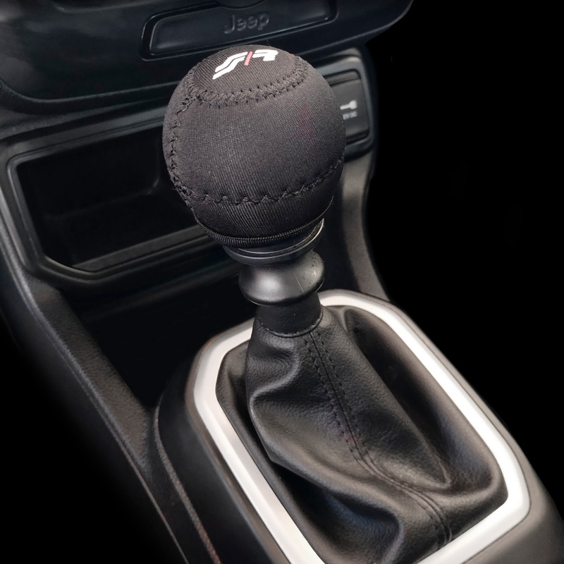 Simoni Racing Gear Knob Cover Universal Little - Black + Logo