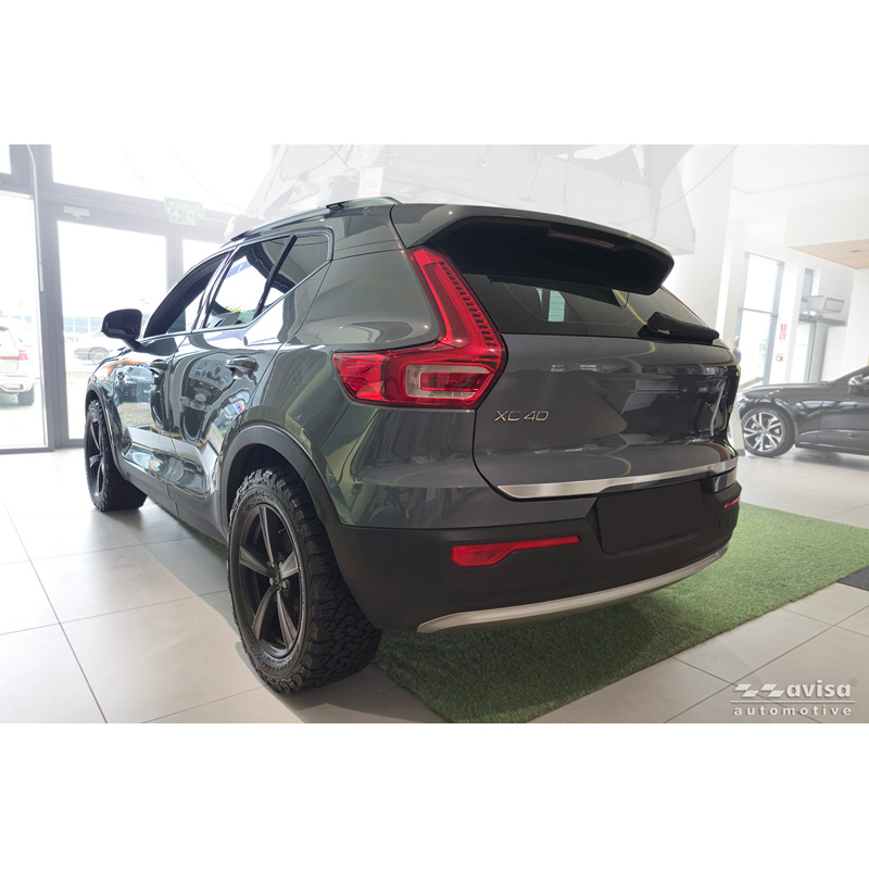 Avisa Brushed Stainless Steel Trunk Tailgate Trim Cover  Volvo XC40 (536) 2017-