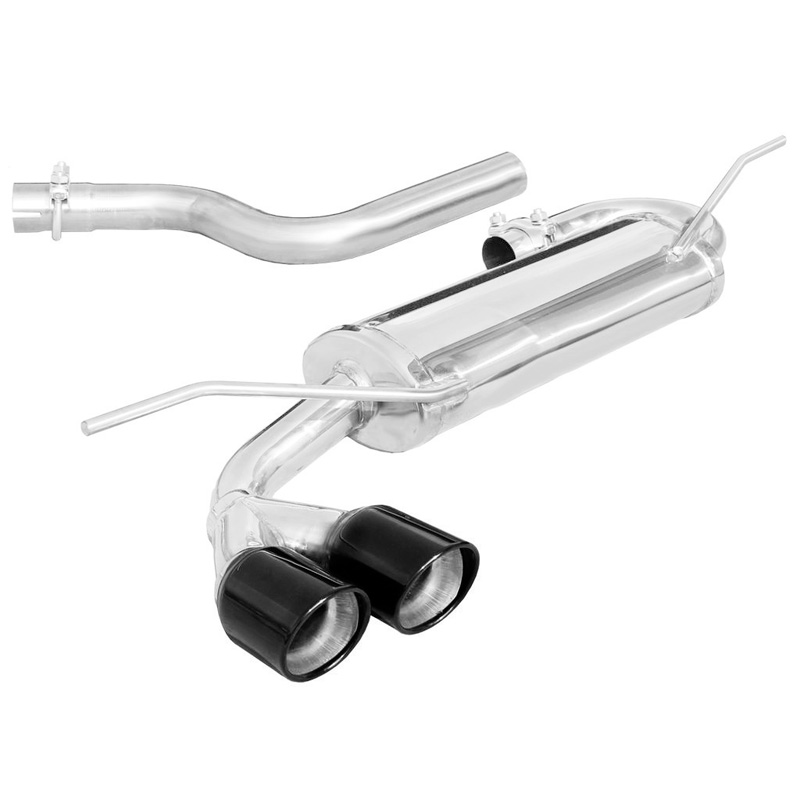 100% Inox Sport Exhaust  Seat Leon (1P) 1.6 102hp 2005- 2x80mm X-Race Black Edition