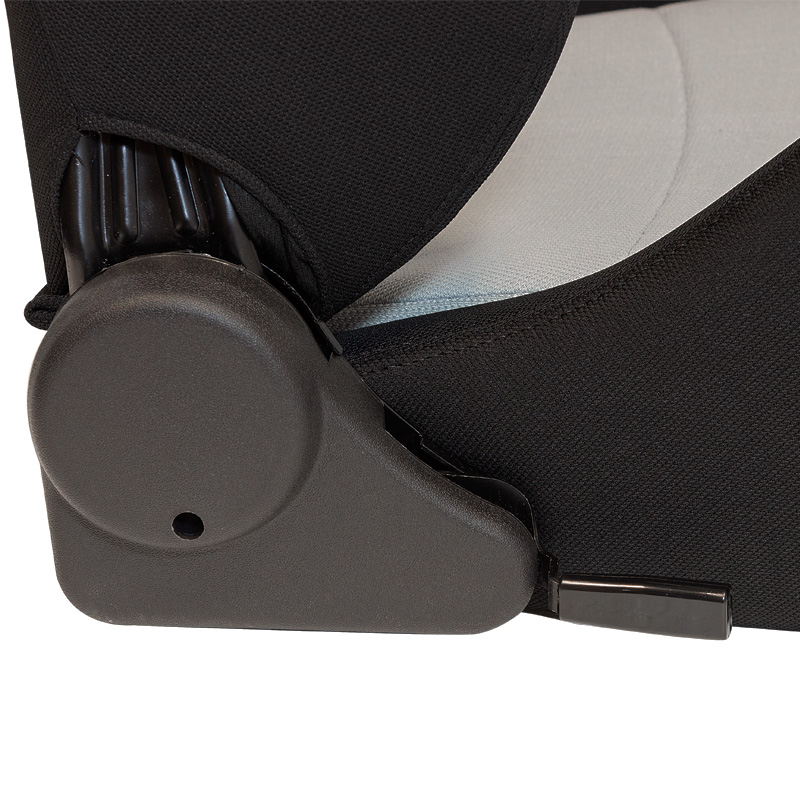 Sport seat 'Eco' - Black/Grey - Right-side reclinable back-rest - incl. slides