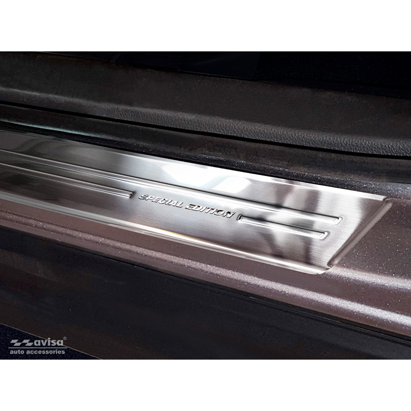 Inox door sill protectors  Mitsubishi Eclipse Cross 2018- incl. PHEV 'Special Edition' - 4-pieces