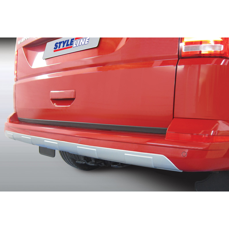 RGM Rear bumper skirt 'Skid-Plate'  Volkswagen Transporter T6 2015-2020 & T6.1 2020- (with tailgate) Silver